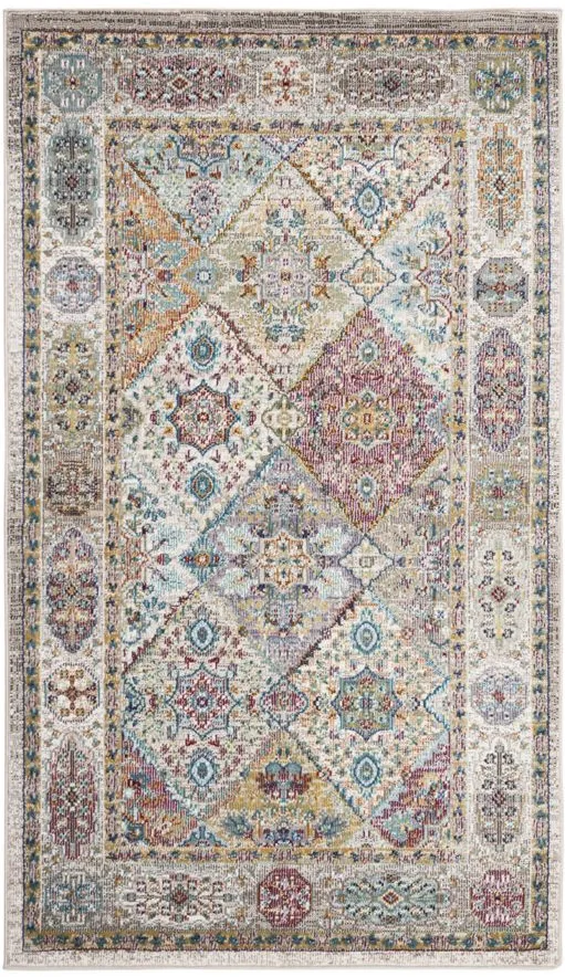 Adalyn Area Rug in Cream / Multi by Safavieh