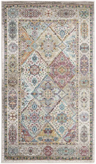 Adalyn Area Rug in Cream / Multi by Safavieh