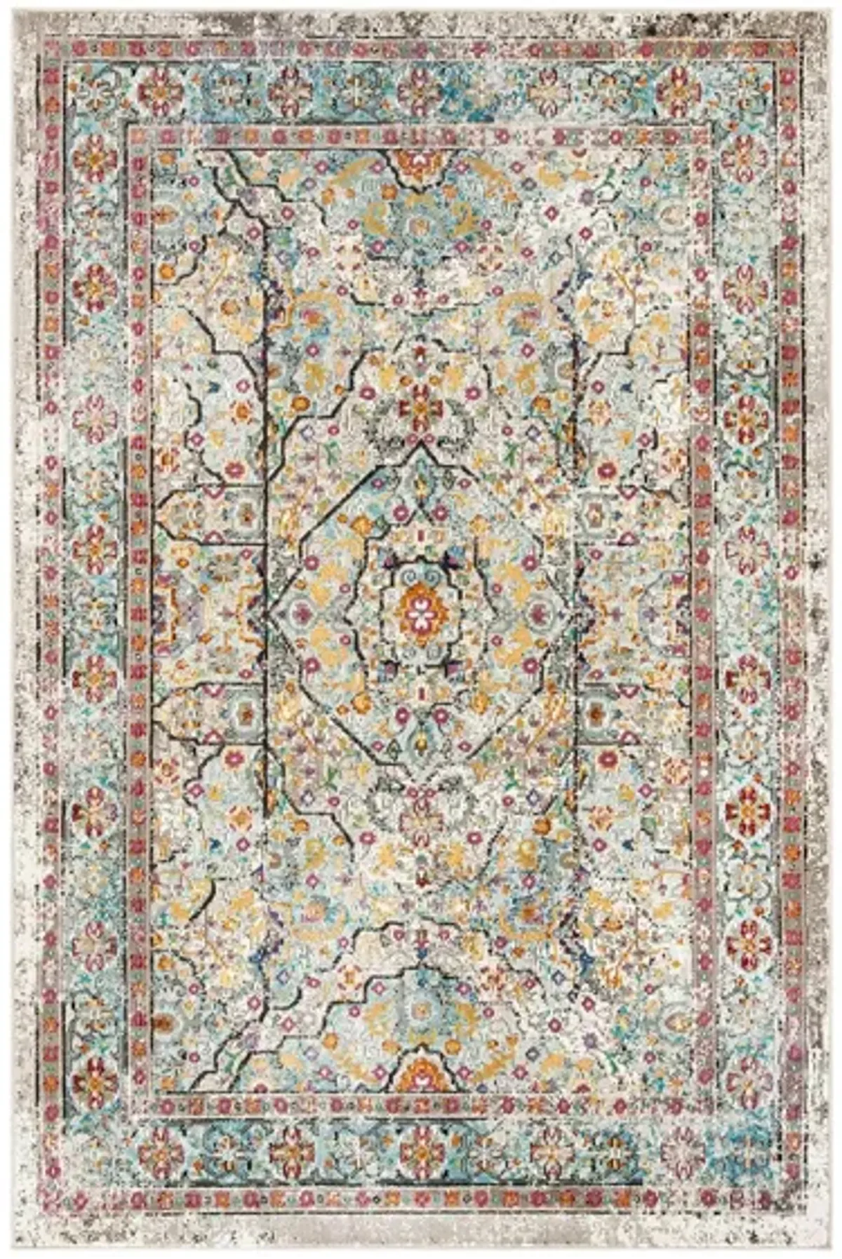 Amariah Area Rug in Cream / Blue by Safavieh