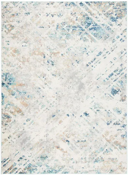 Archibald Area Rug in Ivory / Blue by Safavieh