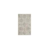Carnegie Throw Rug in Taupe / Light Blue by Safavieh