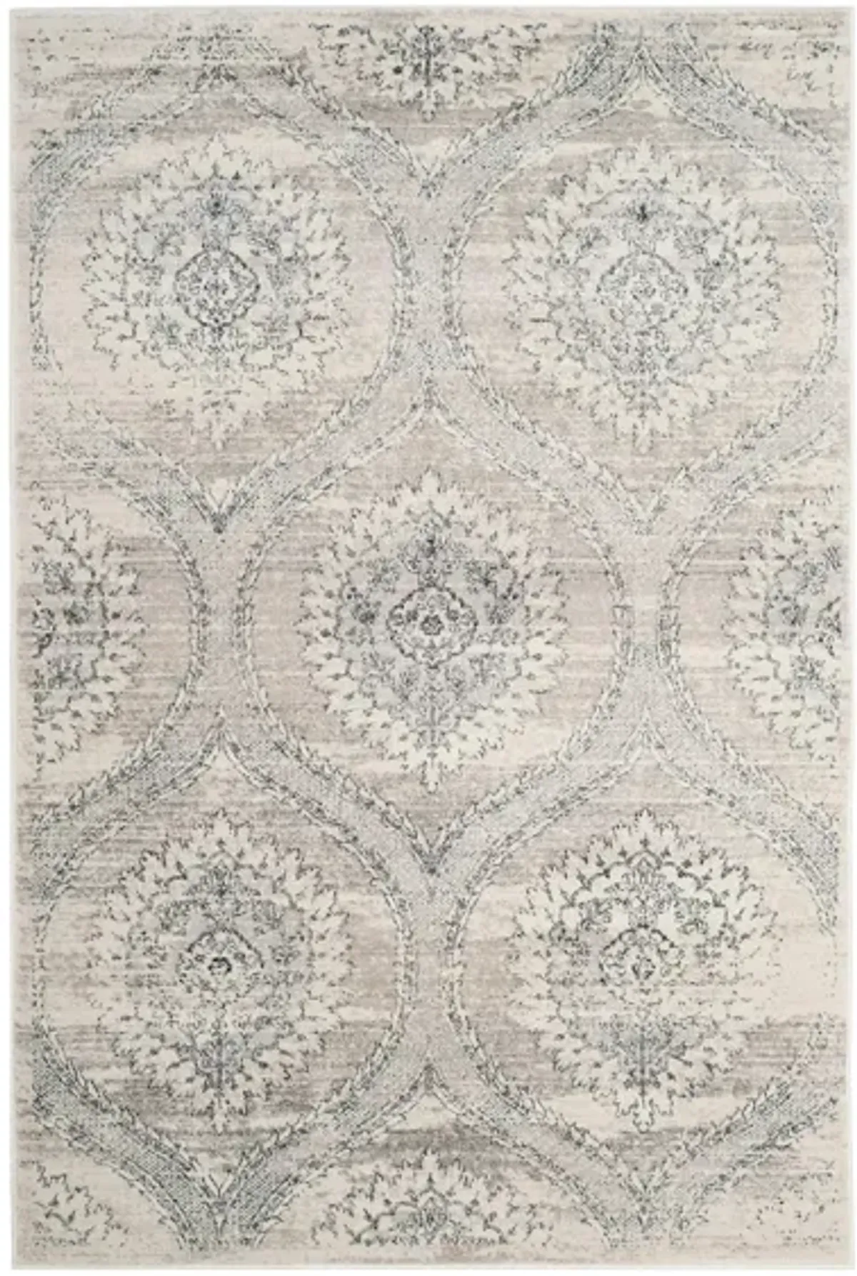 Carnegie Area Rug in Light Gray / Cream by Safavieh