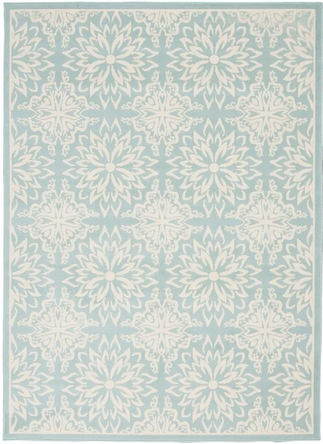 Jubilant Area Rug in Ivory/Green by Nourison
