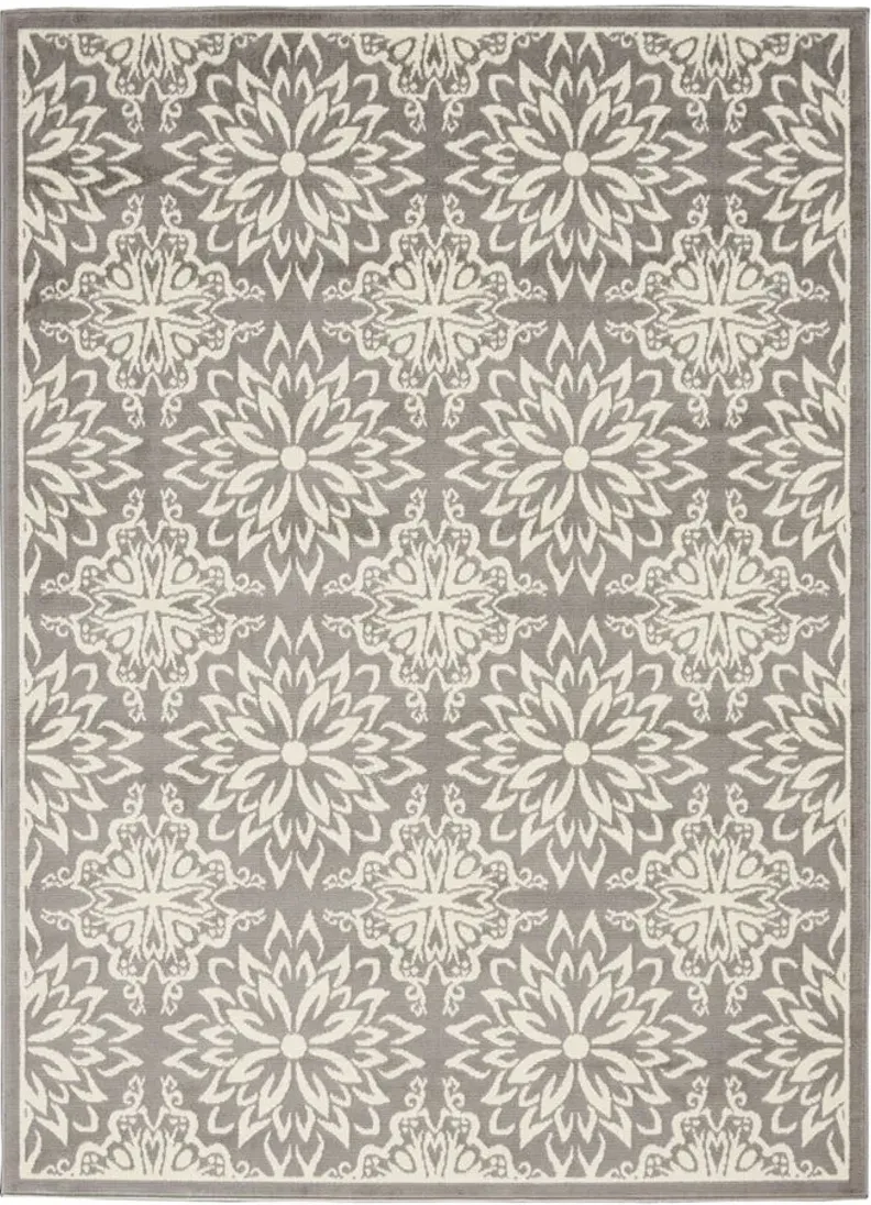 Jubilant Area Rug in Ivory/Gray by Nourison