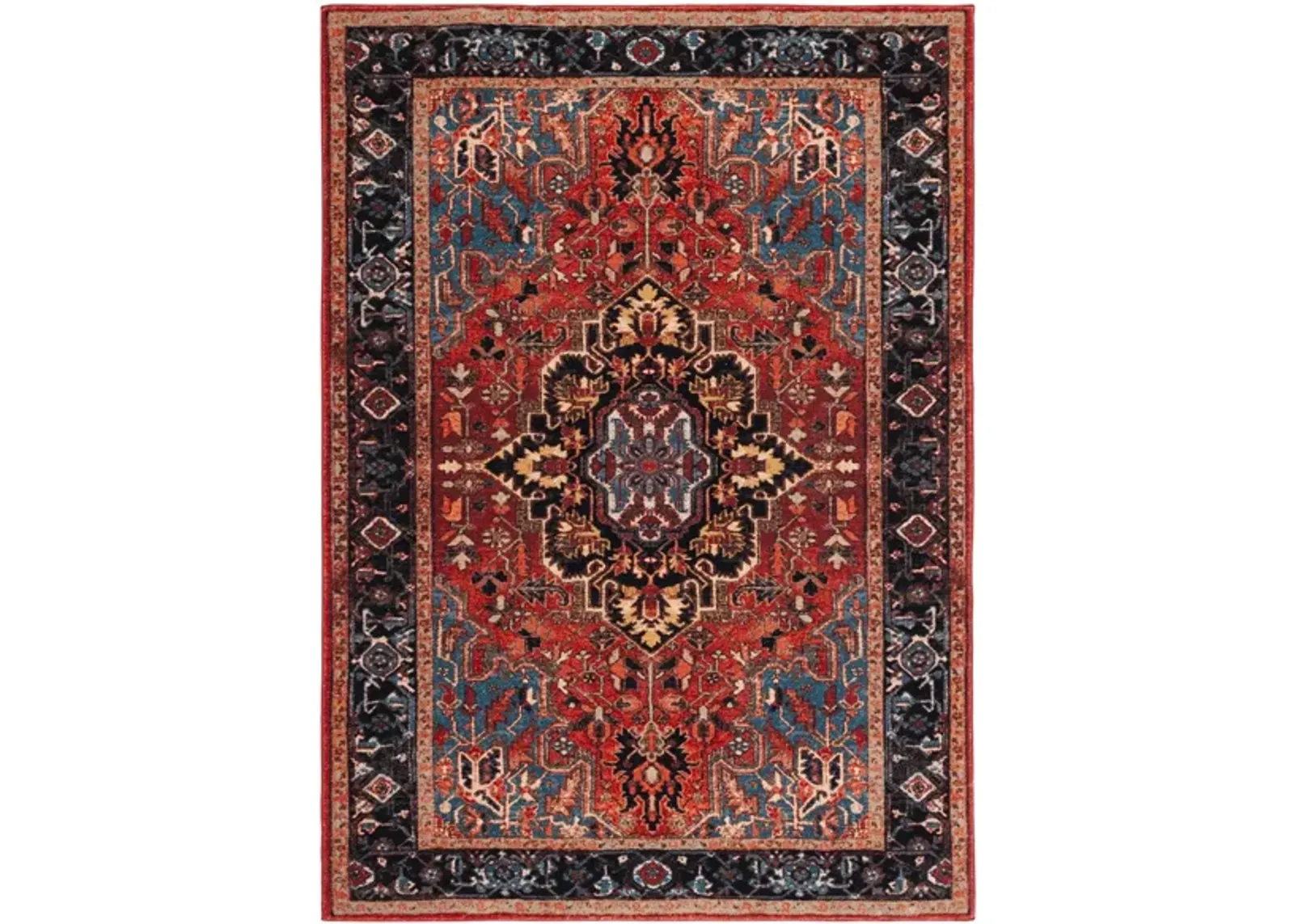 Rasmin Area Rug in Red/Blue by Safavieh