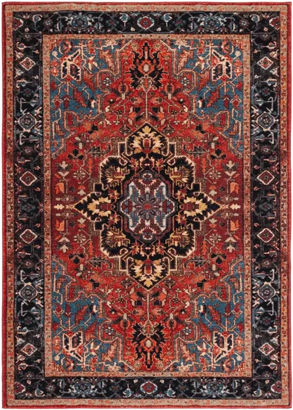 Rasmin Area Rug in Red/Blue by Safavieh