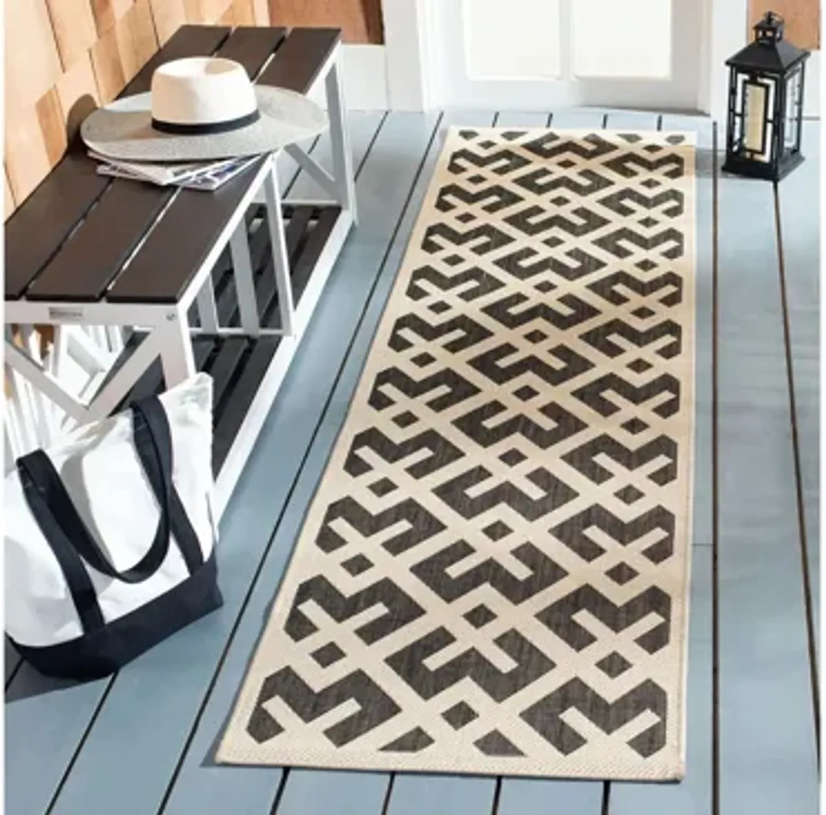 Courtyard Crossing Indoor/Outdoor Runner Rug