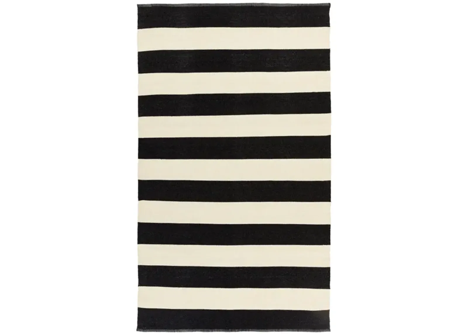 Picnic Area Rug in Black/Cream by Surya