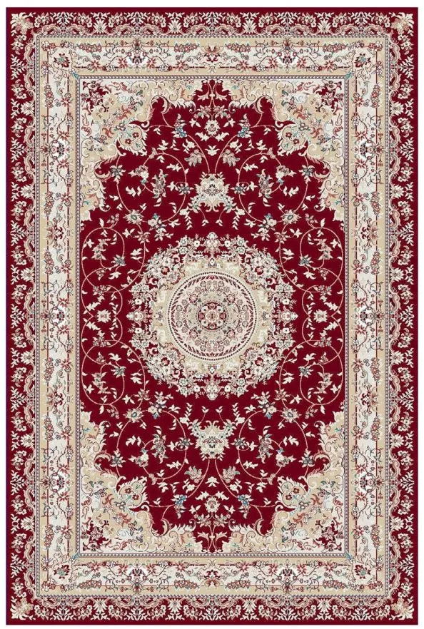 Centurion Medallion Burgundy Rug