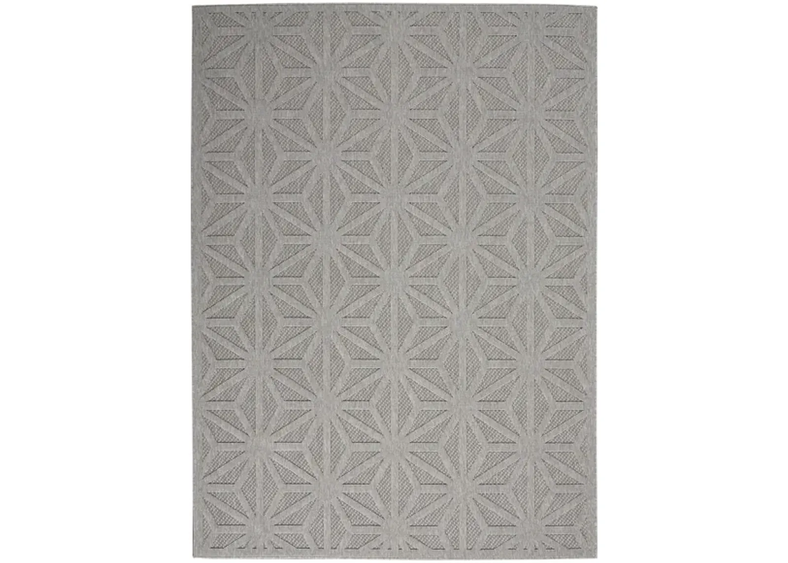 Cozumel Indoor/Outdoor Area Rug in Lt Grey by Nourison