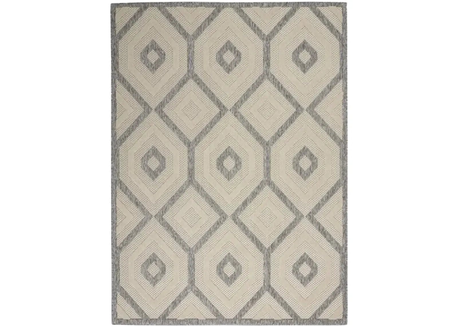 Cozumel Indoor/Outdoor Area Rug in Cream by Nourison