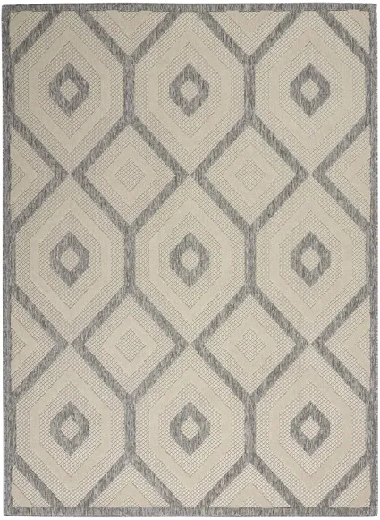 Cozumel Indoor/Outdoor Area Rug in Cream by Nourison