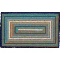 Liora Manne Natura Boxes Outdoor Mat in Blue by Trans-Ocean Import Co Inc