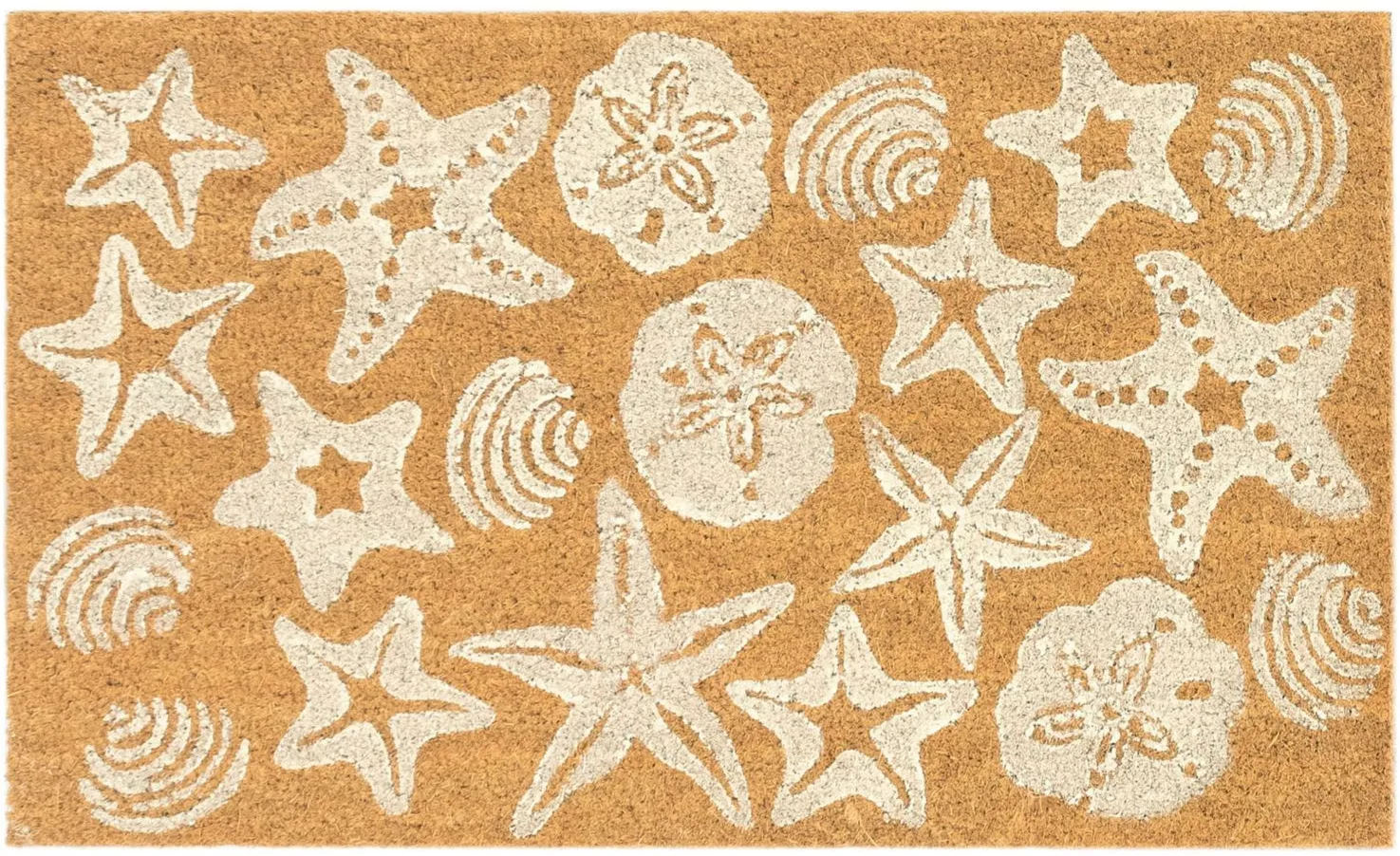 Liora Manne Natura Shells Outdoor Mat in Wheat by Trans-Ocean Import Co Inc