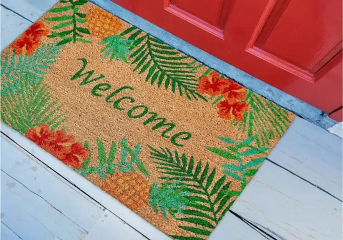 Liora Manne Natura Tropical Welcome Outdoor Mat