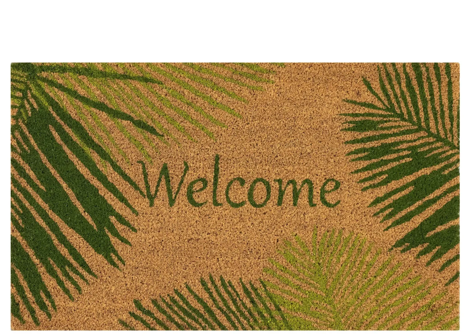 Liora Manne Natura Palm Border Outdoor Mat in Green by Trans-Ocean Import Co Inc