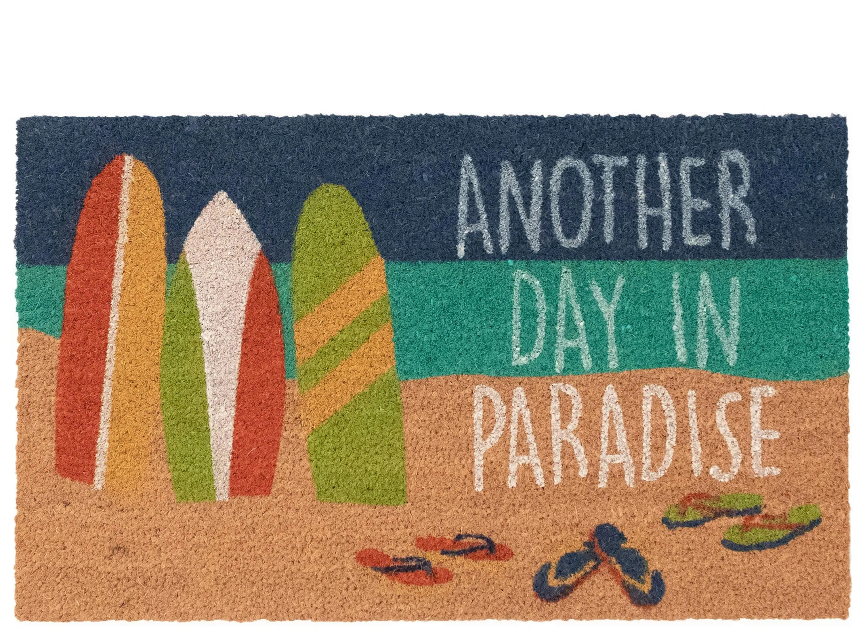 Liora Manne Natura Beach Paradise Outdoor Mat in Blue by Trans-Ocean Import Co Inc