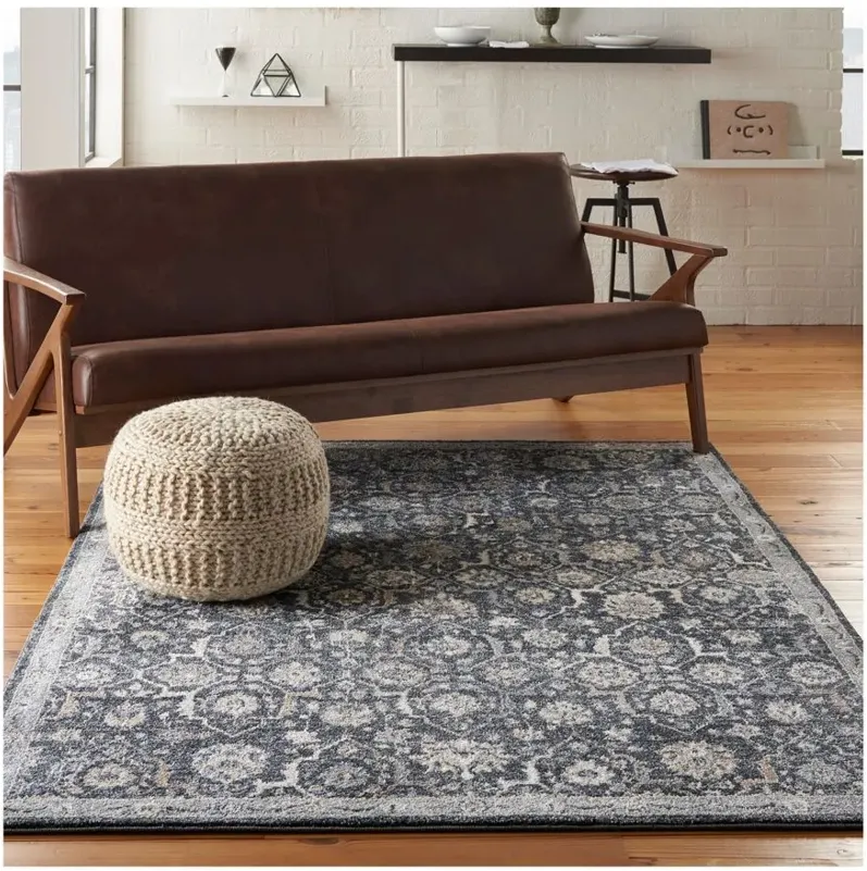 Nirvana Area Rug in Navy by Nourison