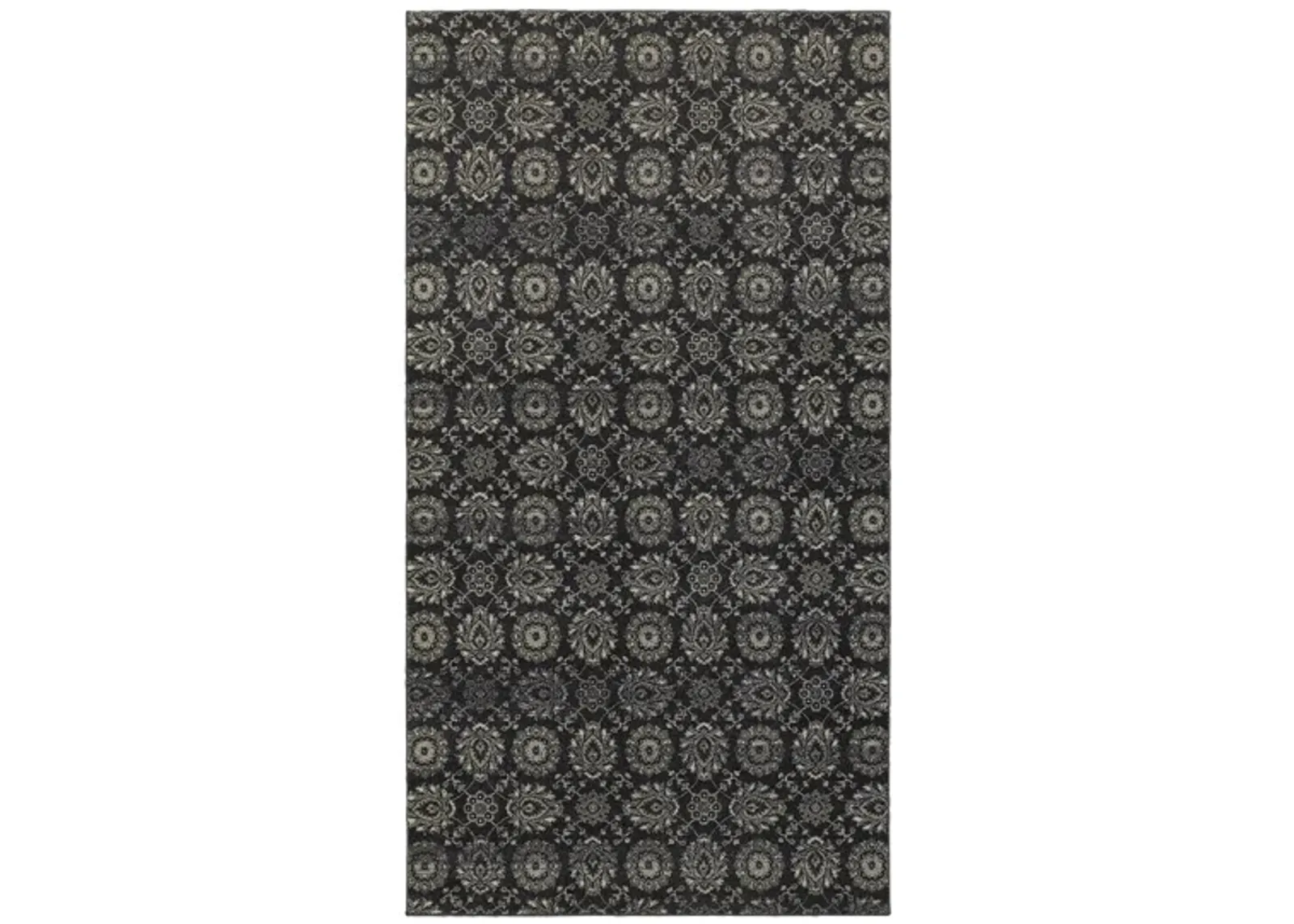 Moreno Runner Rug in Navy / Gray by Bellanest