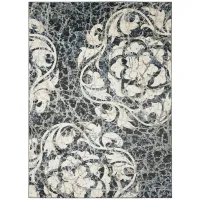 Maxell Area Rug in Ivory/Charcoal by Nourison