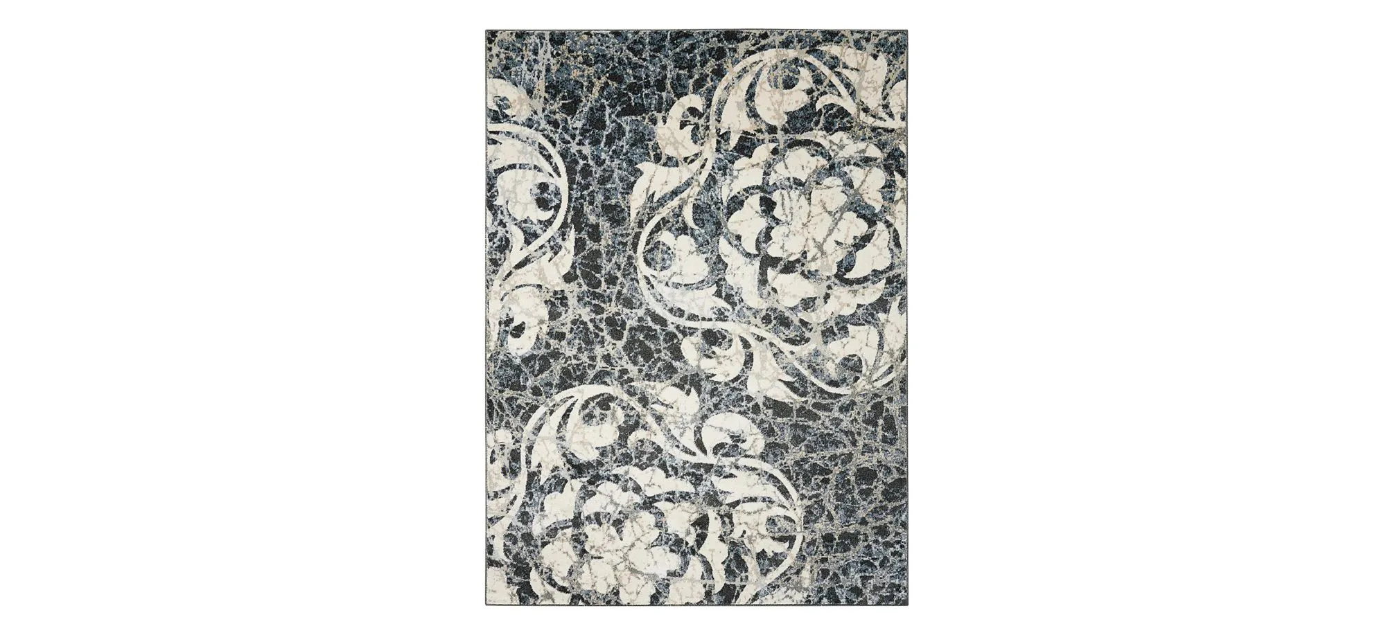 Maxell Area Rug in Ivory/Charcoal by Nourison