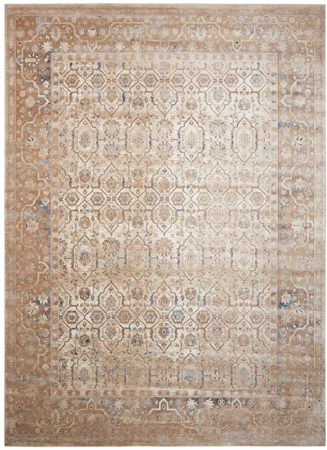 Kathy Ireland Malta Area Rug in Taupe by Nourison