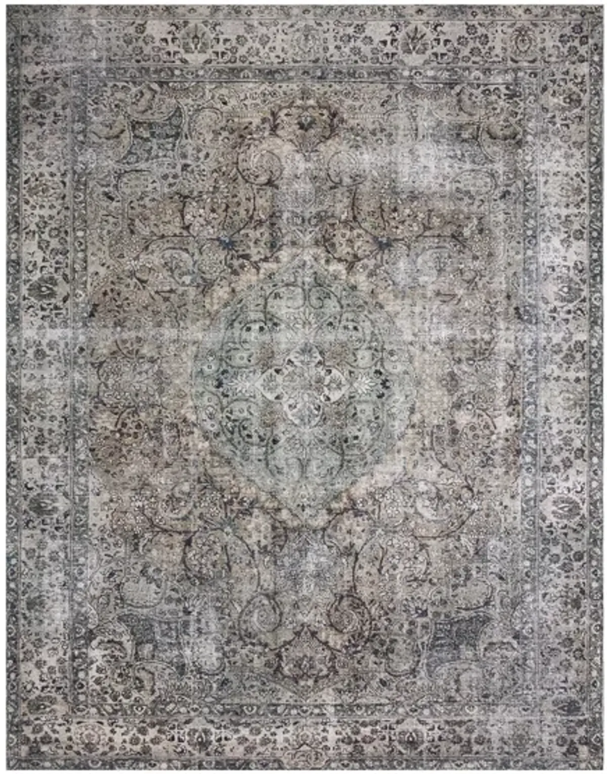 Layla Runner Rug in Taupe/Stone by Loloi Rugs