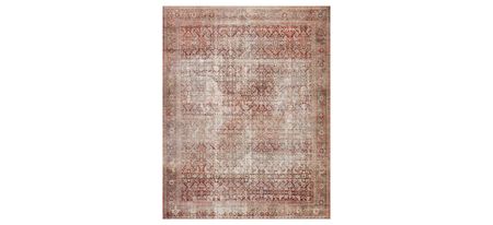 Layla Area Rug in Cinnamon/Sage by Loloi Rugs