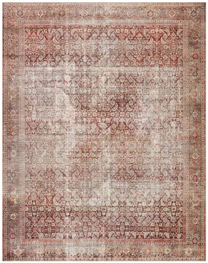 Layla Runner Rug in Cinnamon/Sage by Loloi Rugs