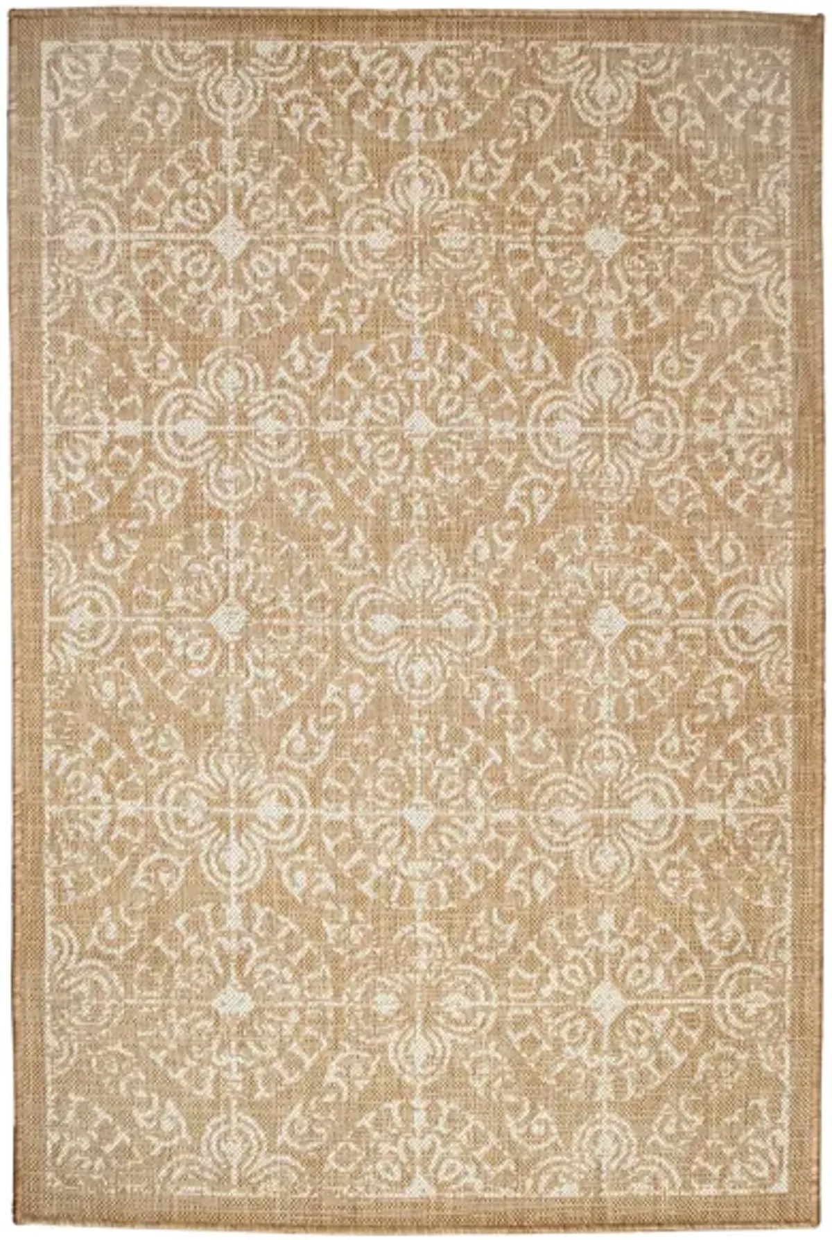 Carmel Antique Tile Rug in Sand by Trans-Ocean Import Co Inc