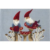 Frontporch Welcome Gnome Rug in Blue by Trans-Ocean Import Co Inc