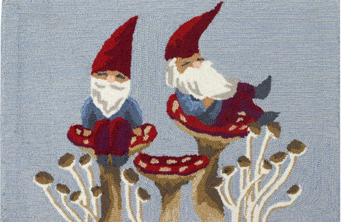 Frontporch Welcome Gnome Rug in Blue by Trans-Ocean Import Co Inc