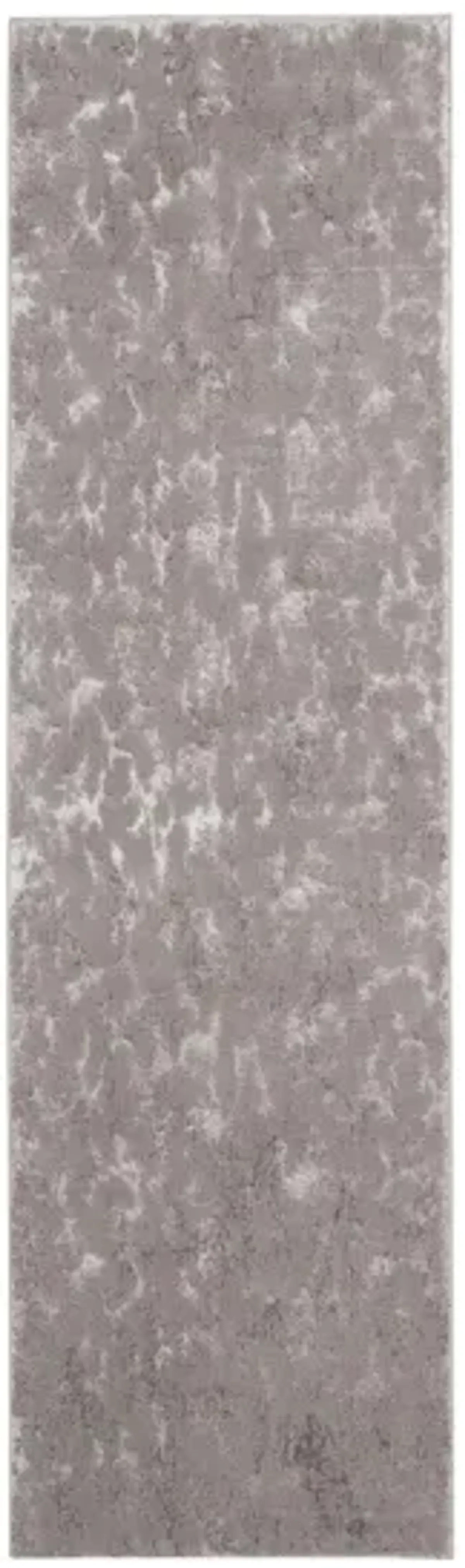 Satorini Runner Rug in Silver by Nourison