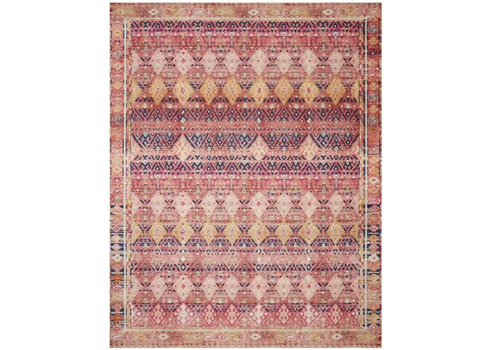 Layla Runner Rug in Magenta/Multi by Loloi Rugs