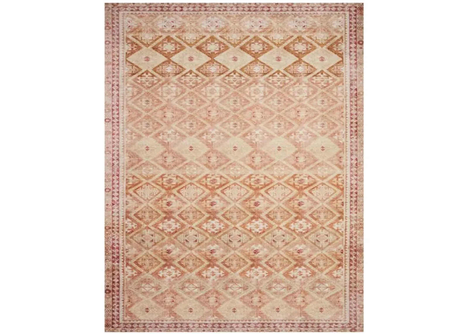 Layla Area Rug in Natural/Spice by Loloi Rugs