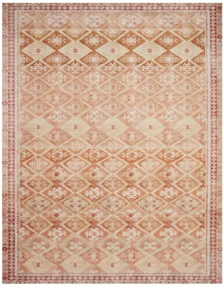 Layla Area Rug in Natural/Spice by Loloi Rugs