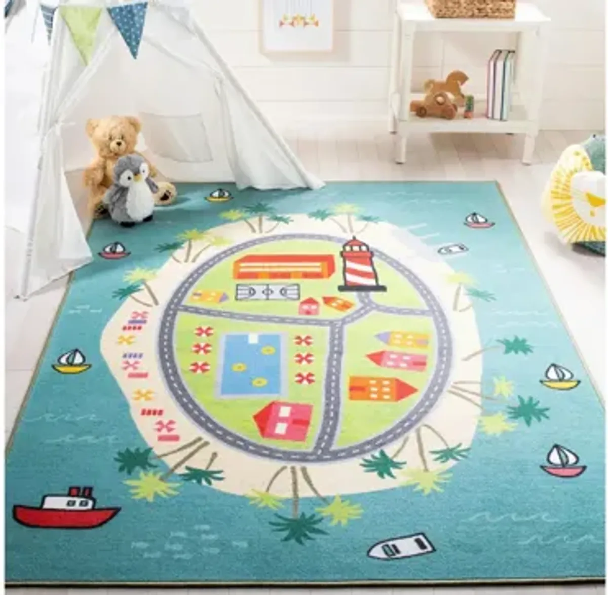 Beaver Meadow Kids' Playhouse Rug