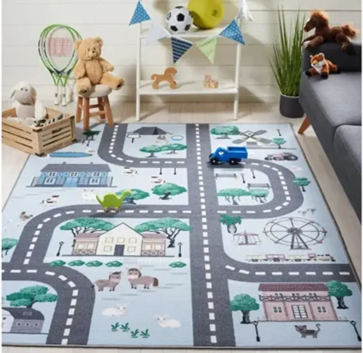 Hallstead Kids' Playhouse Rug