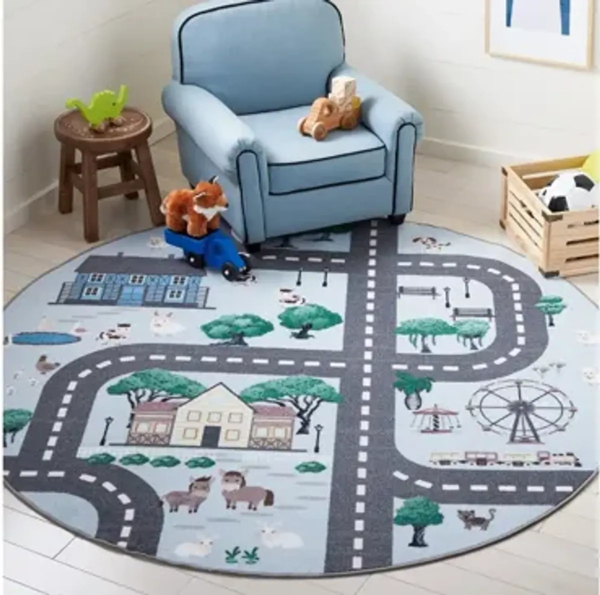 Hallstead Kids' Playhouse Rug