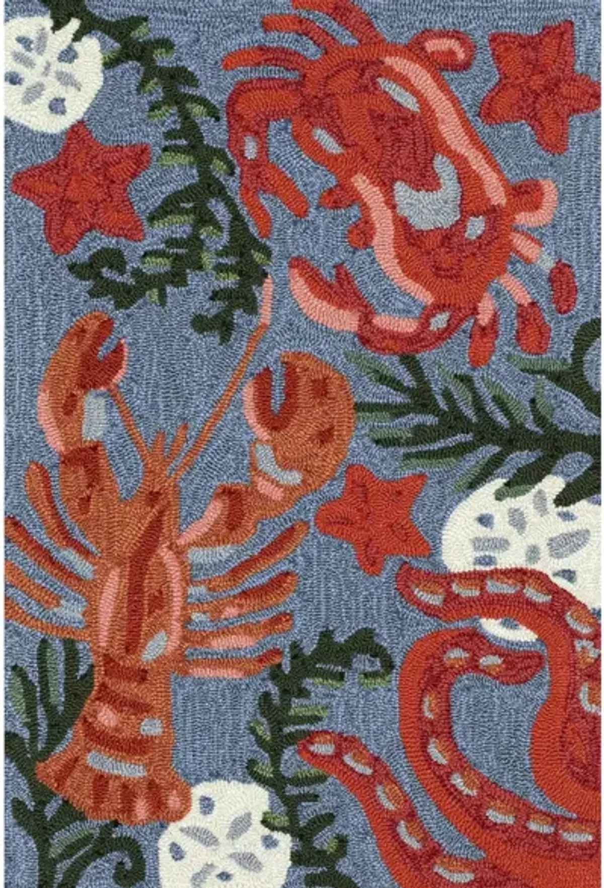 Frontporch Tide Pool Rug in Ocean by Trans-Ocean Import Co Inc