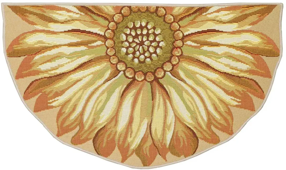 Esencia Sunflower Mat in Yellow by Trans-Ocean Import Co Inc