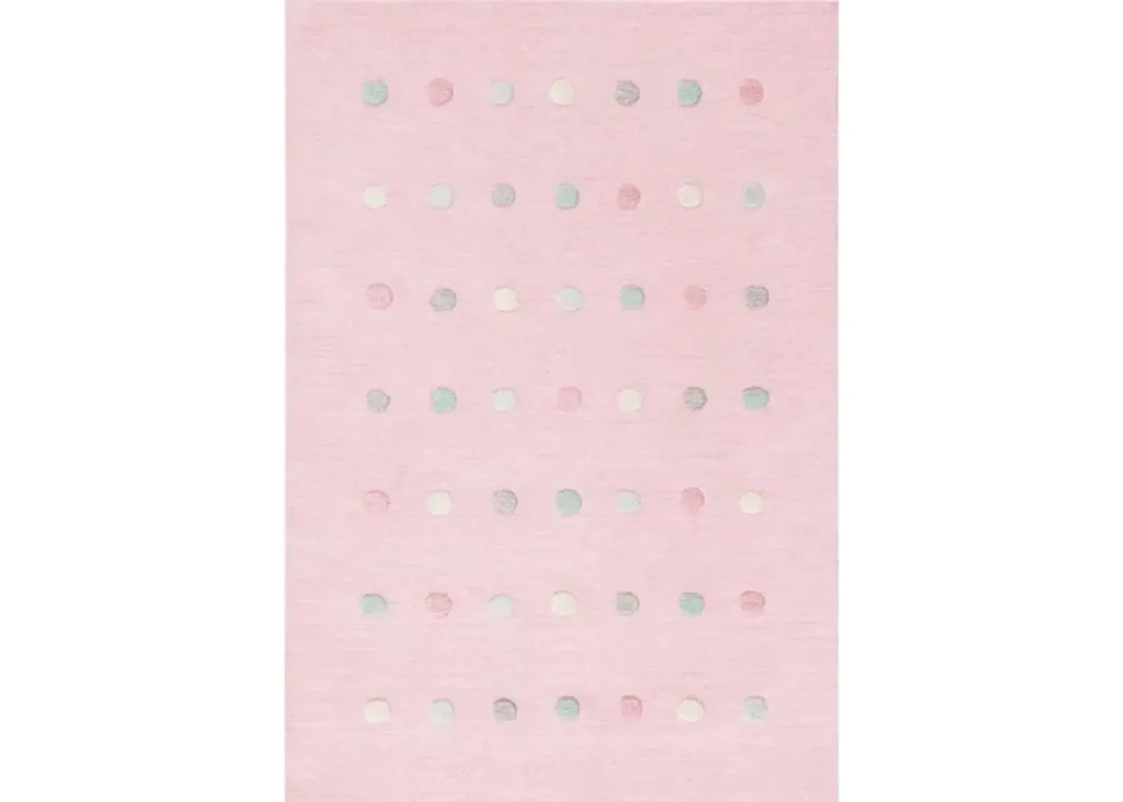 Avery Kid's Area Rug in Light Pink by Safavieh