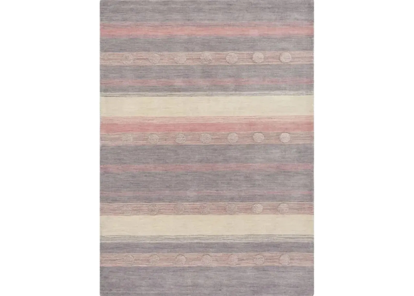 Glenna Kid's Area Rug in Light Purple & Ivory by Safavieh