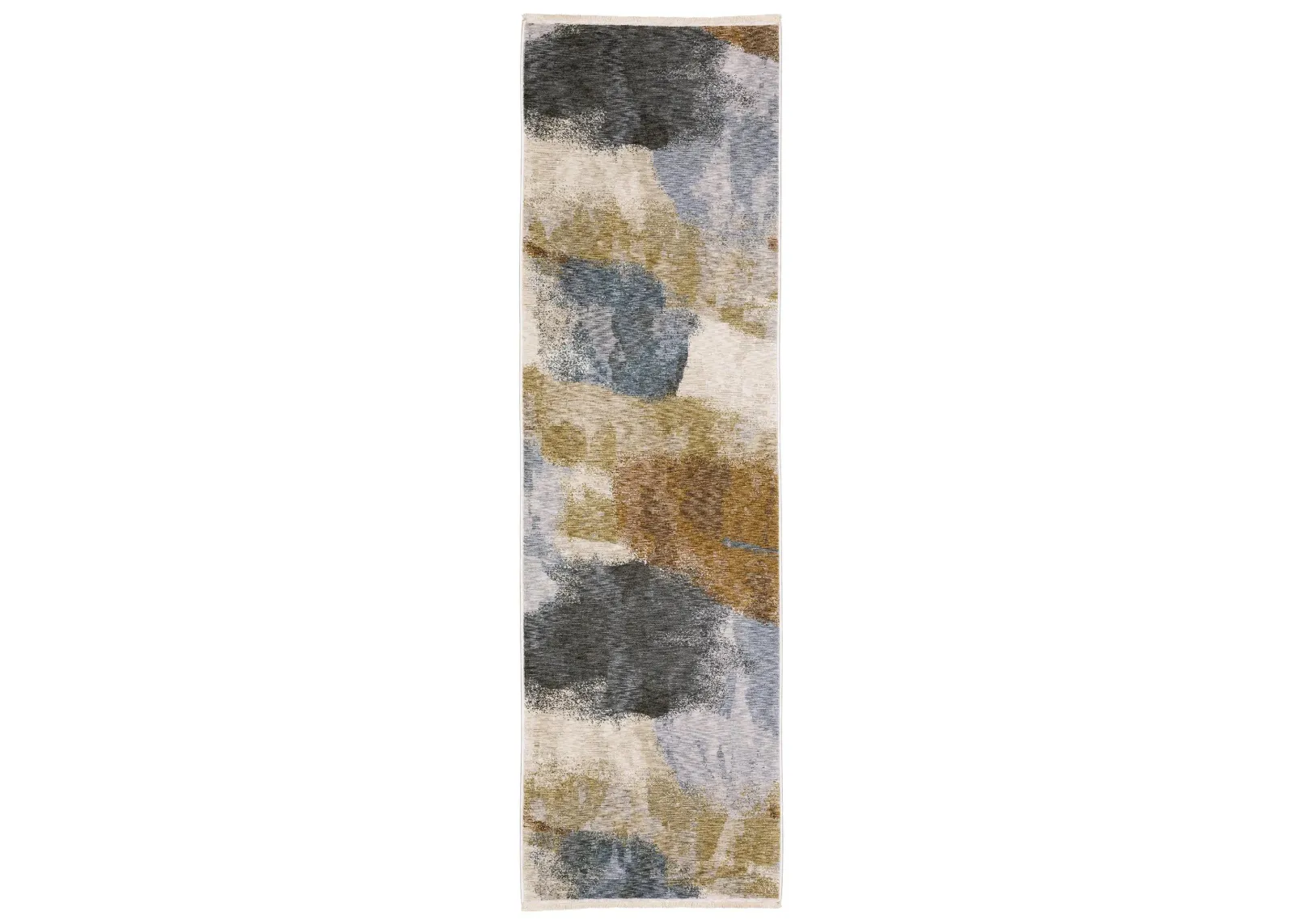 Dawson Area Rug in Beige/Rust by Bellanest