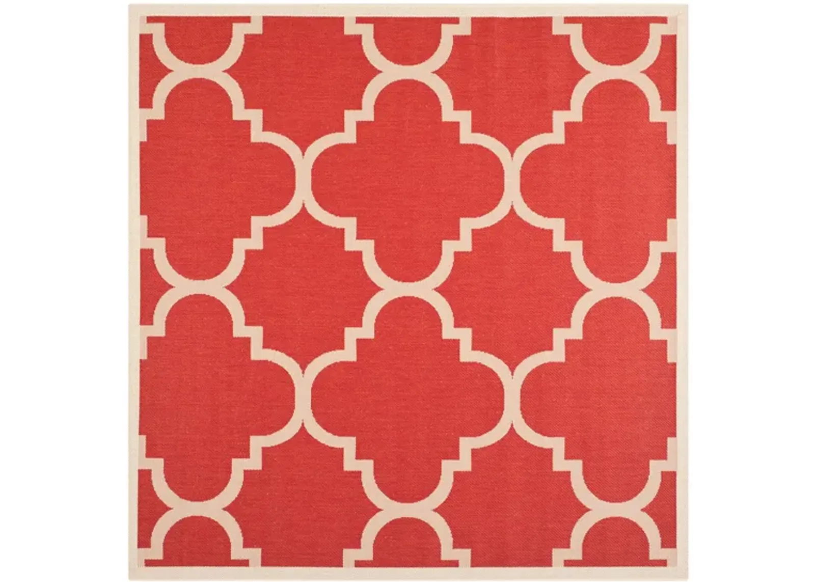 Courtyard Morocco Indoor/Outdoor Area Rug in Red by Safavieh