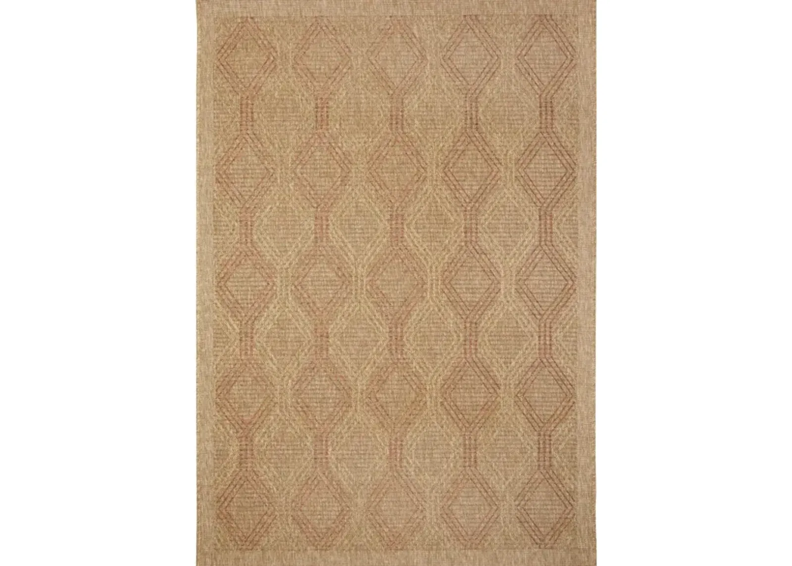 Sahara Indoor/Outdoor Rug in Terracotta by Trans-Ocean Import Co Inc