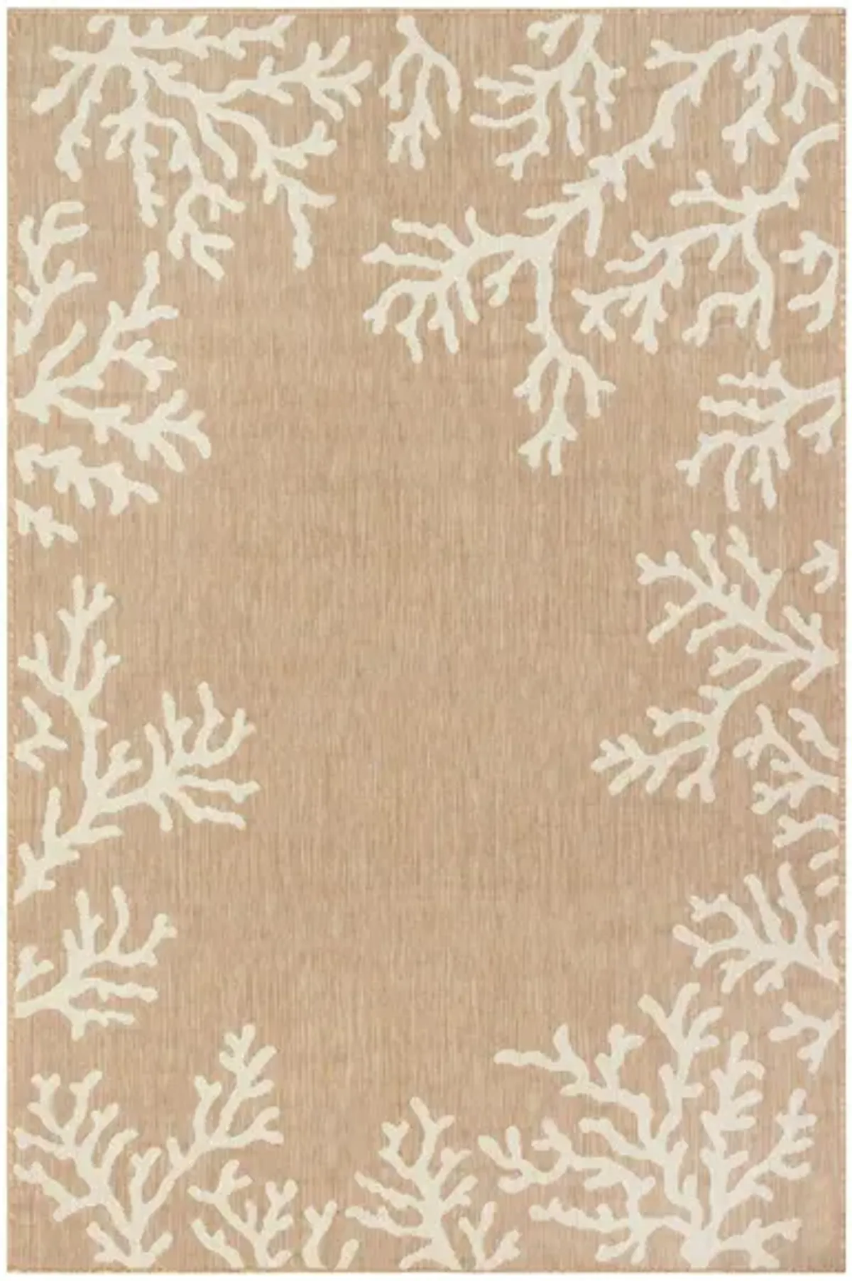 Carmel Coral Border Rug in Sand by Trans-Ocean Import Co Inc