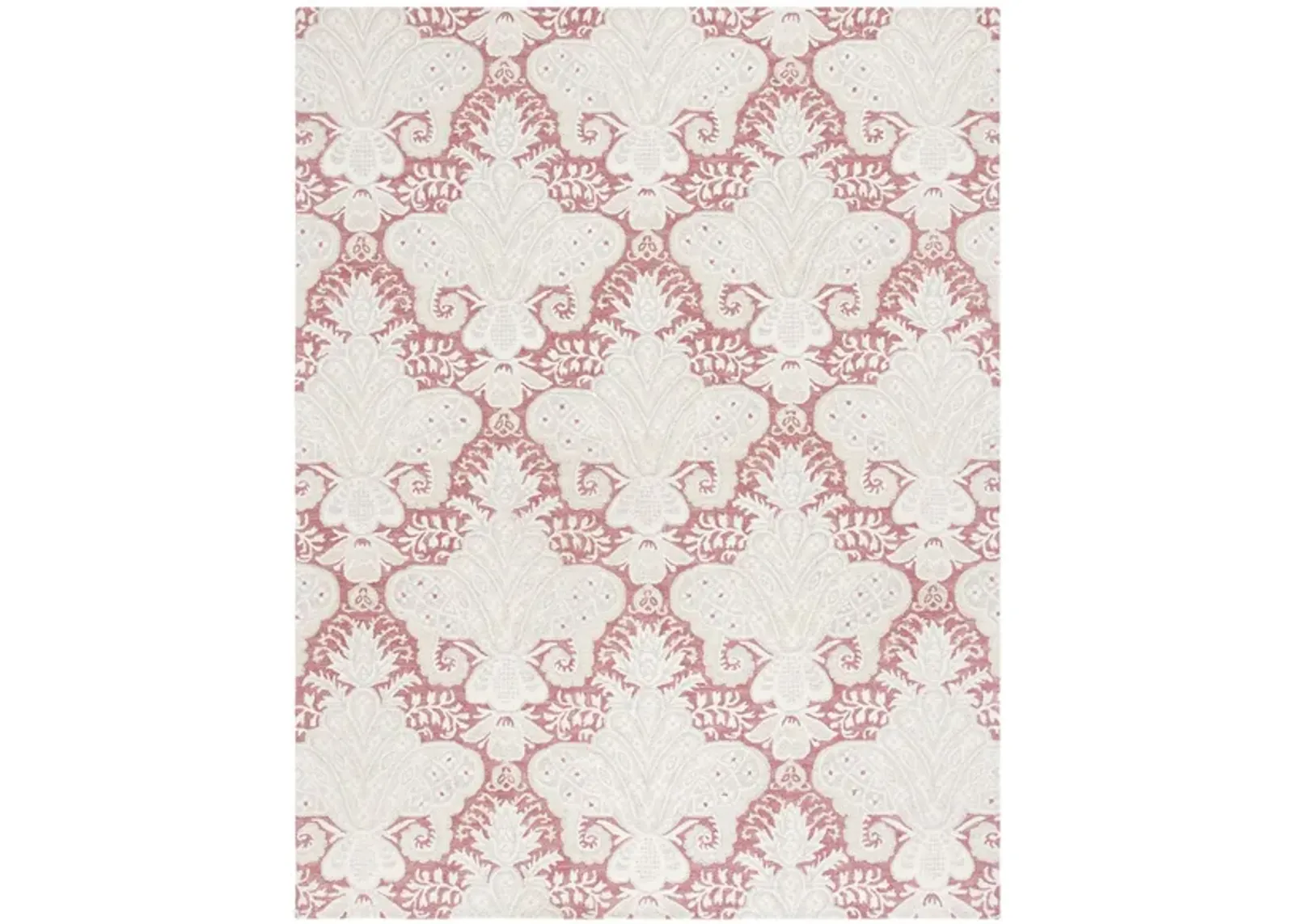 Nyneave Area Rug in Pink & Beige by Safavieh