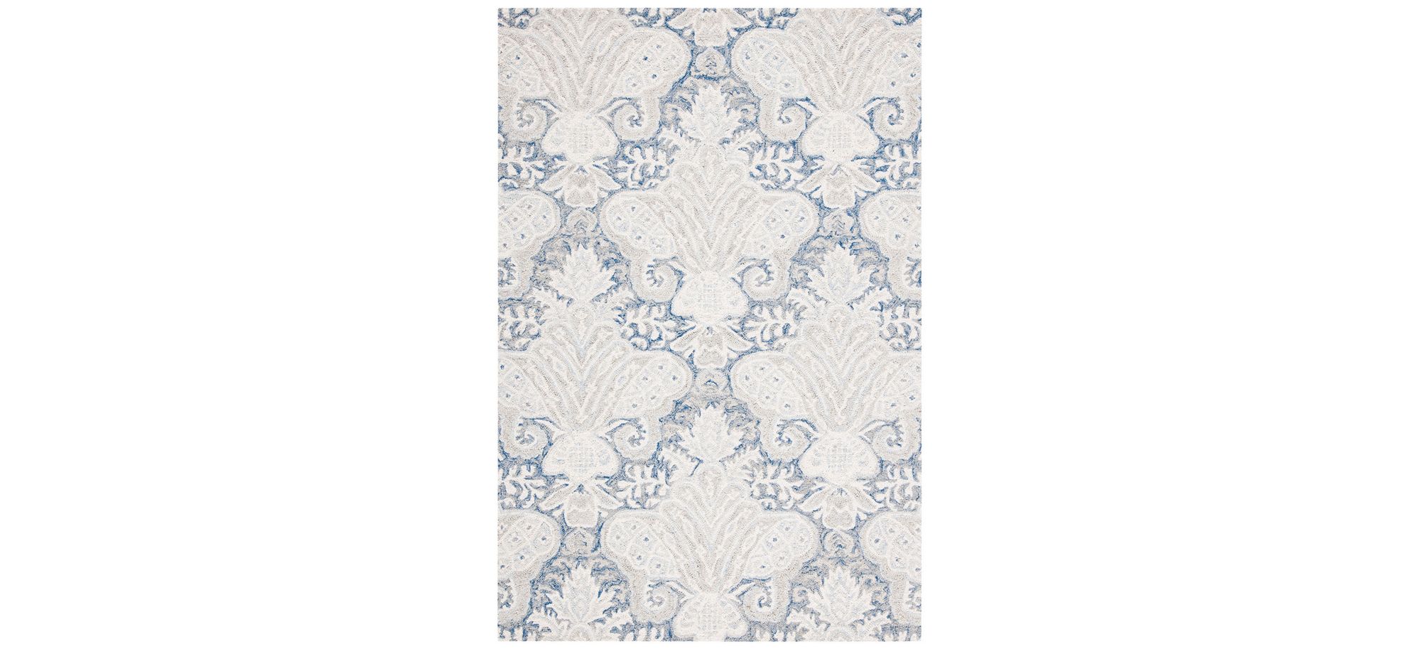 Nyneave Area Rug in Blue & Ivory by Safavieh
