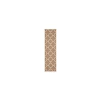 Courtyard Morocco Indoor/Outdoor Runner Rug in Brown by Safavieh